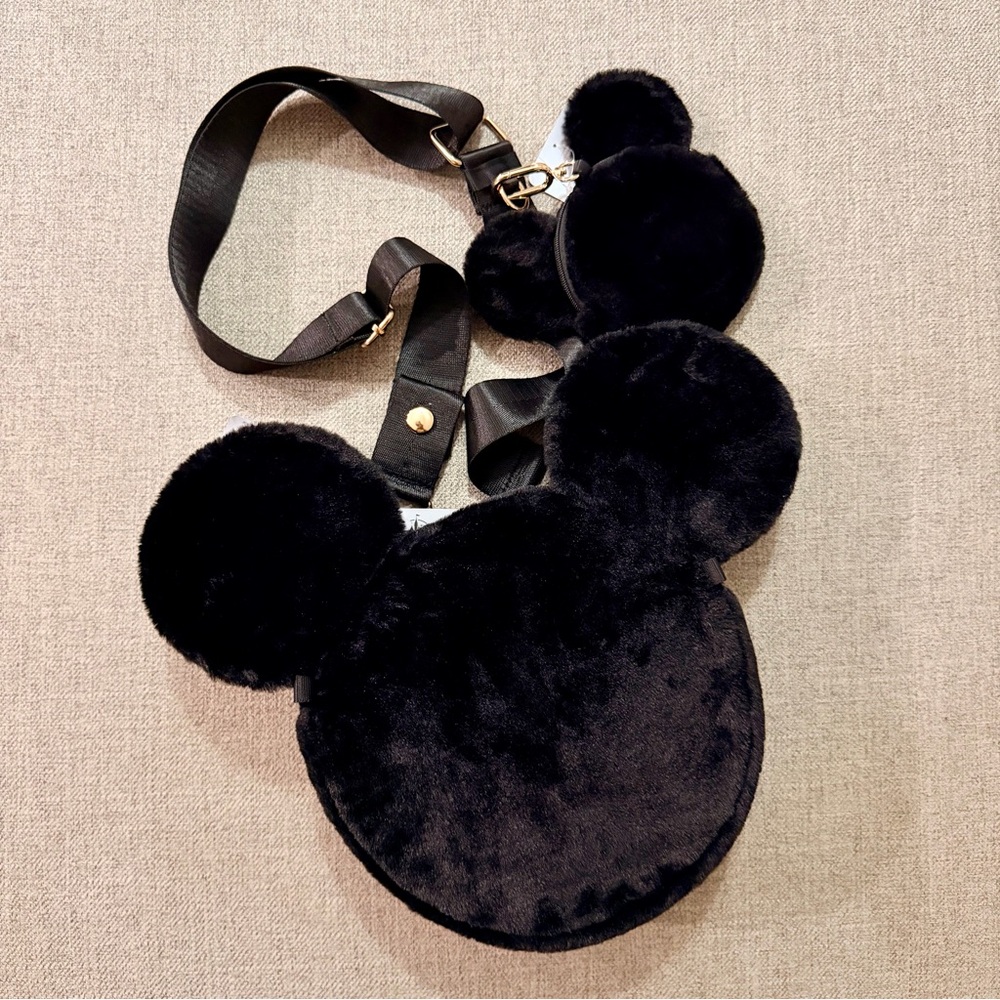 Disney HAPPILY EVER AFTER Fur Crossbody with Matching Coin Purse